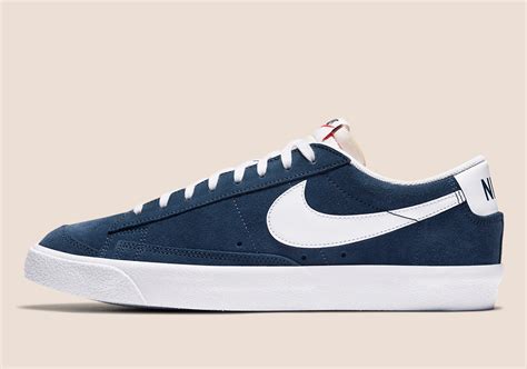 navy nike blazers|nike blazer low suede.